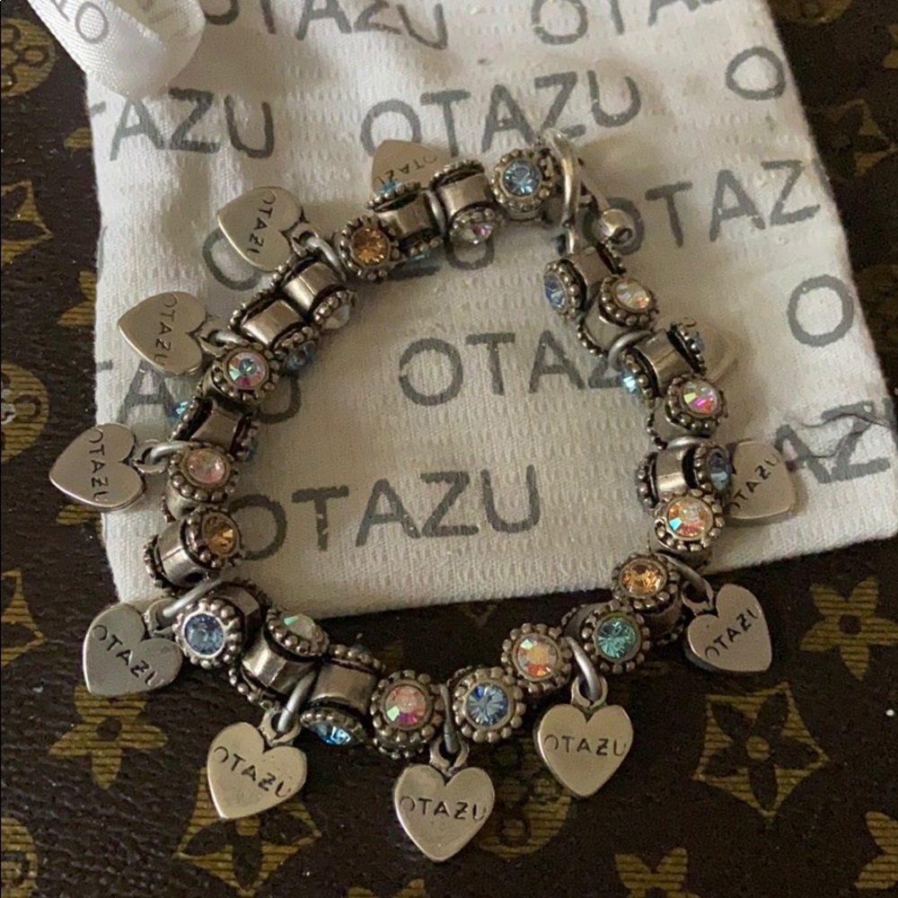 Beautiful OTAZU rhinestone bracelet
